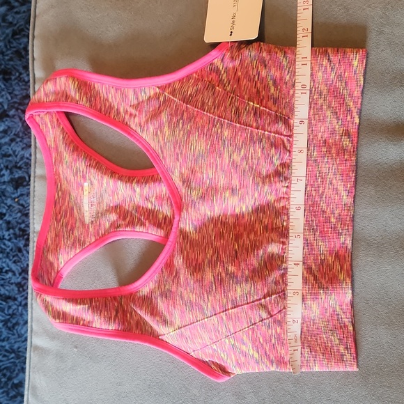 💥2/$20💥 Amazing Sports Sports Bra High Impact Raserback Padded Push Up - Picture 9 of 11